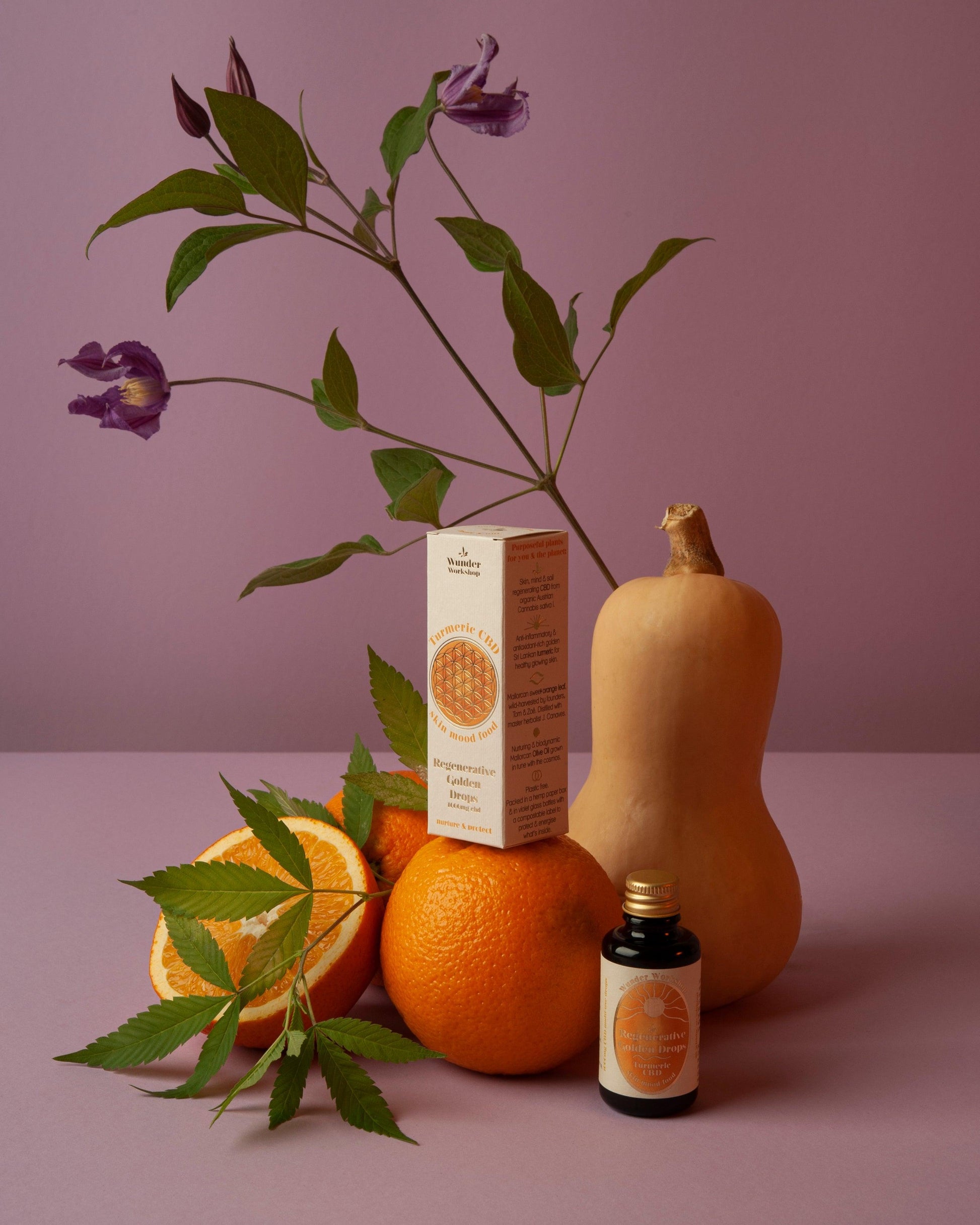 TURMERIC CBD - Regenerative Golden Drops (1000mg CBD) - Wunder Workshop